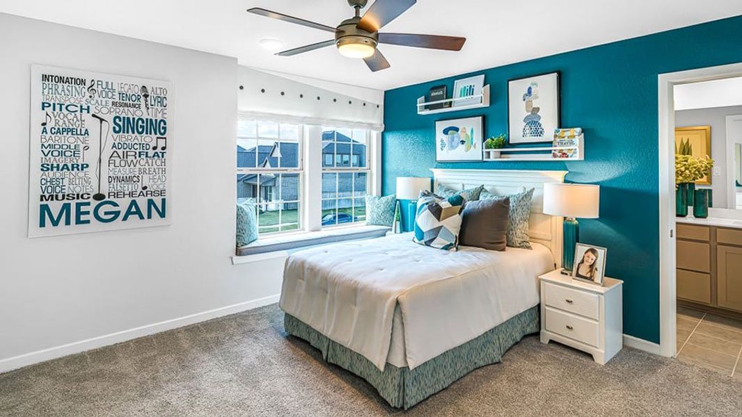 Furnished interior view inside a new home in Avalon at Cypress, Cypress (Image 31).