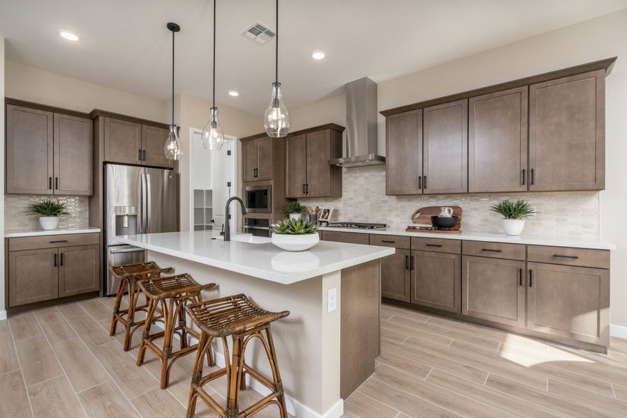Representative furnished interior of a home built from the Falcon by Risewell Homes in Citrus Park, Goodyear (Image 8).