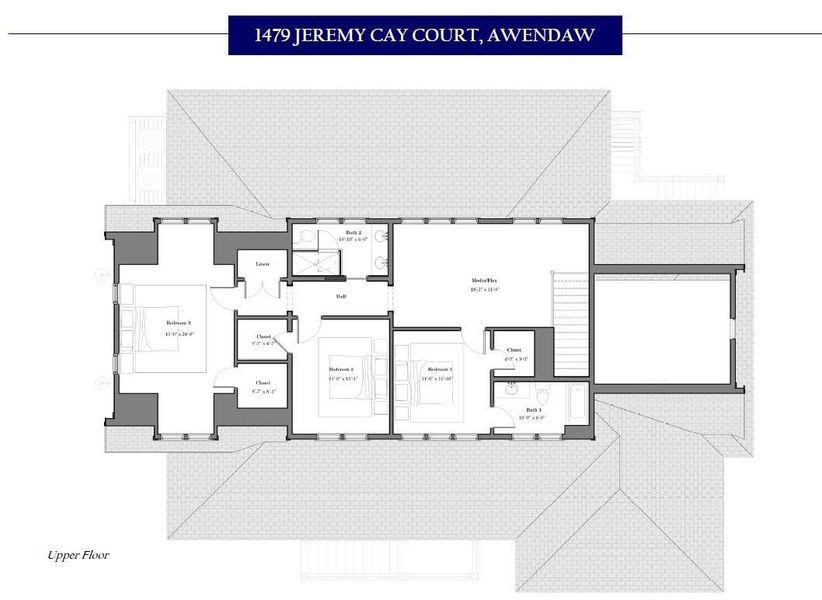 2D floor plan layout of this home in , Awendaw, SC (Image 17). 2D floor plan layout of this home in , Awendaw, SC (Image 17).