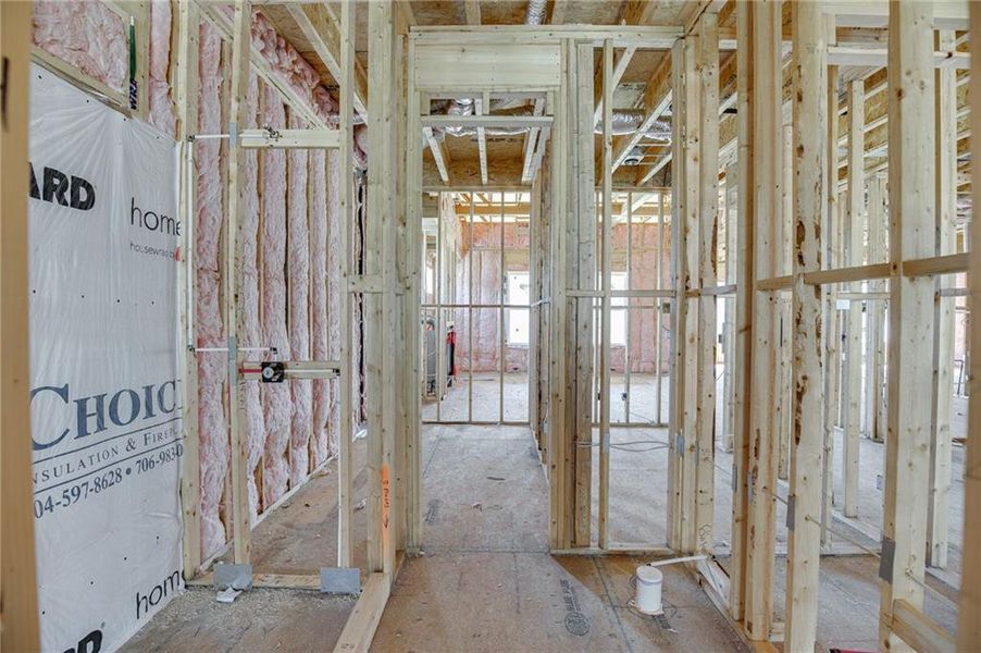 In-progress construction of a new home in , Jefferson, GA (Image 27).