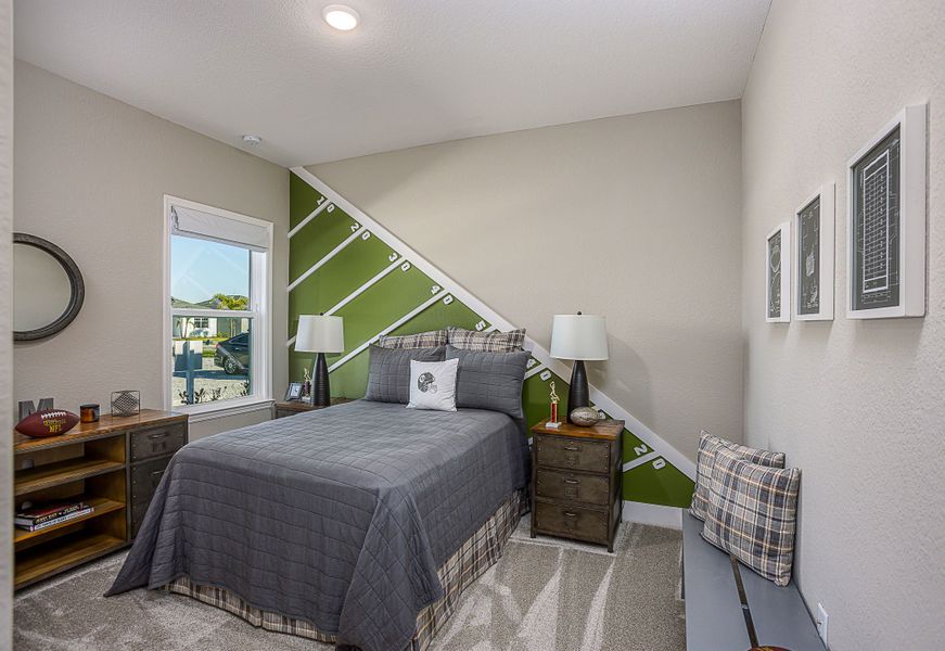 Furnished interior view inside a new home in Oakstone Farms, Leesburg (Image 33).
