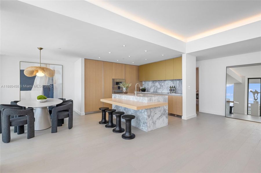 Furnished interior view inside a new home in Five Park, Miami Beach (Image 19). Furnished interior view inside a new home in Five Park, Miami Beach (Image 19).