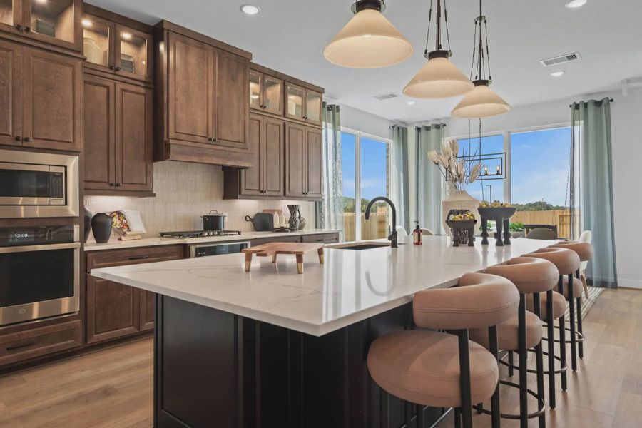 Furnished interior view inside a new home in Evergreen, Fulshear (Image 5).