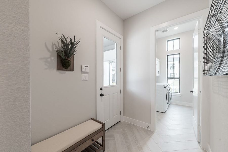 Representative furnished interior of a home built from the Carignan by Tri Pointe Homes in Legacy Grove, Montgomery (Image 47).