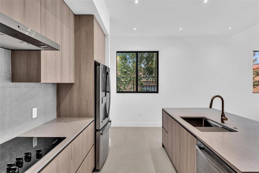 Furnished interior view inside a new home in , Miami (Image 7). Furnished interior view inside a new home in , Miami (Image 7).