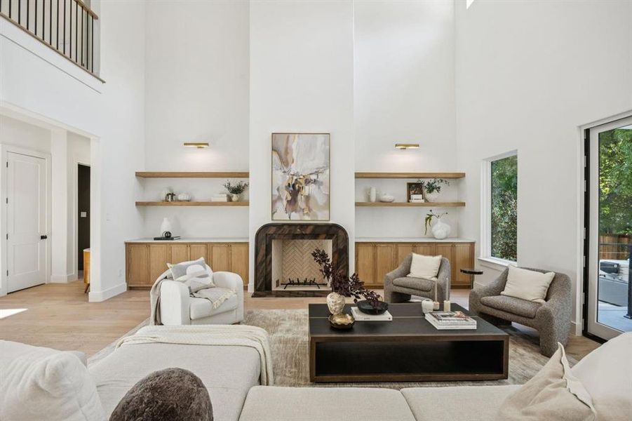 Furnished interior view inside a new home in , Dallas (Image 31).