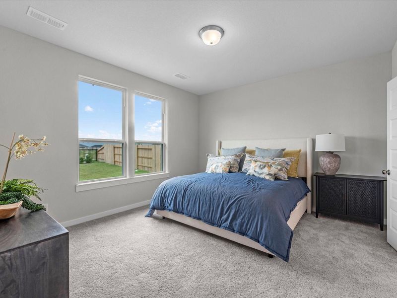 Furnished interior view inside a new home in Mason Woods, Cypress (Image 19). Furnished interior view inside a new home in Mason Woods, Cypress (Image 19).