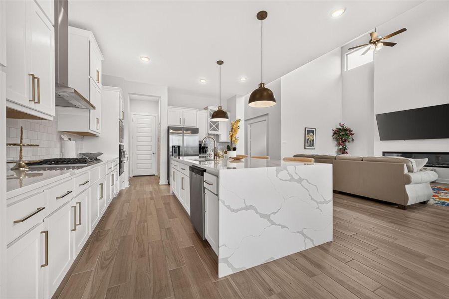 Furnished interior view inside a new home in , Brookshire (Image 13).