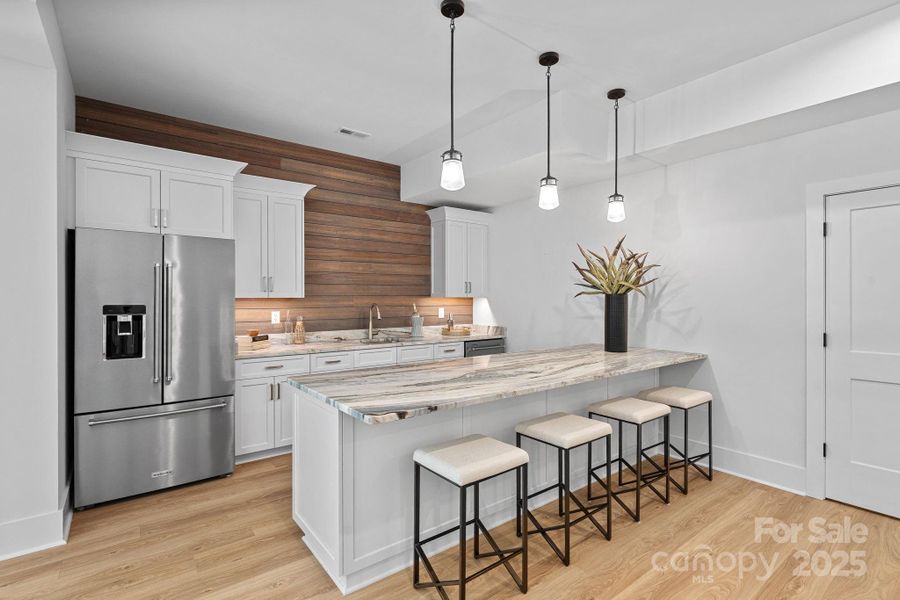 Kitchenette in the basement for the ultimate in entertaining / casual living.