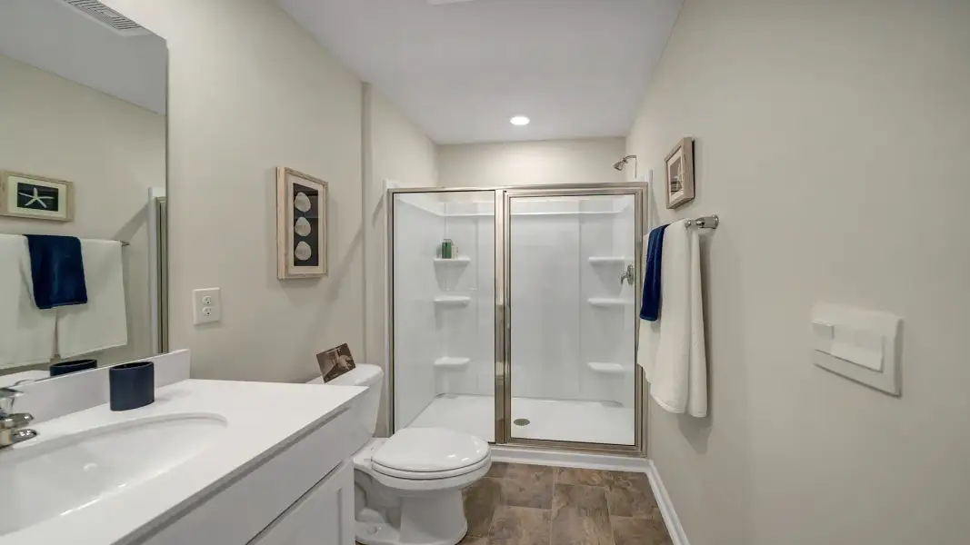 Furnished interior view inside a new home in Hunter's Branch Townhomes, Hopkins (Image 12).