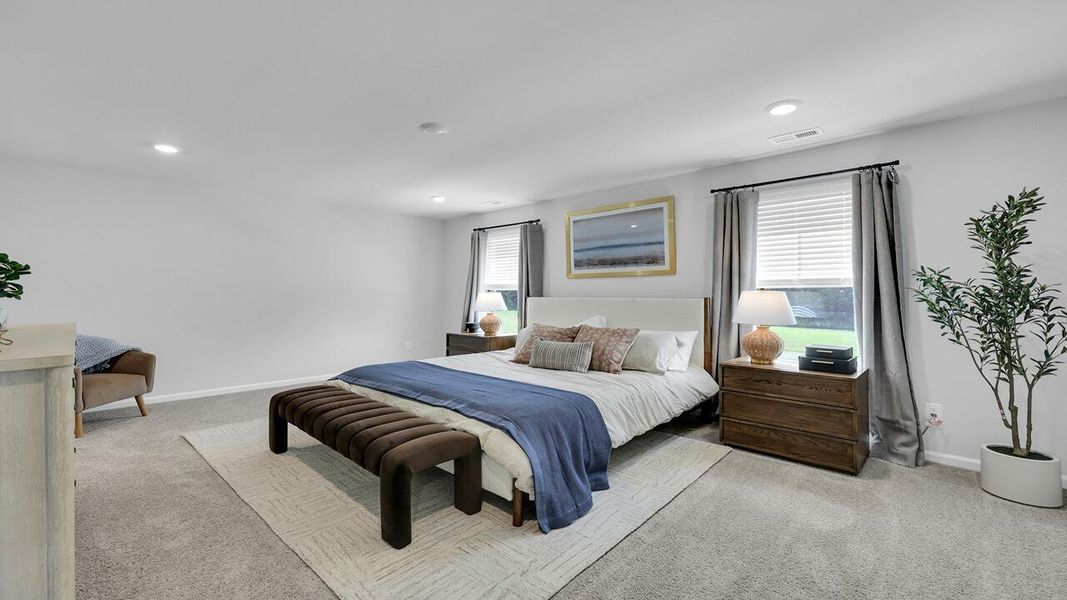 Furnished interior view inside a new home in The Ranch, Holly Hill (Image 4). Furnished interior view inside a new home in The Ranch, Holly Hill (Image 4).