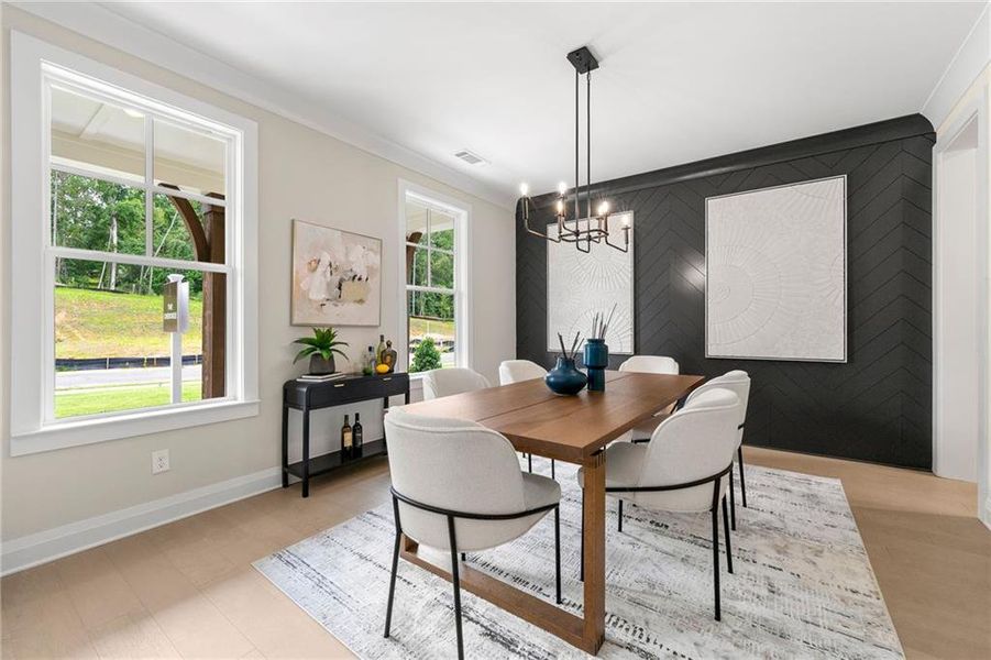 Furnished interior view inside a new home in , Canton (Image 5).