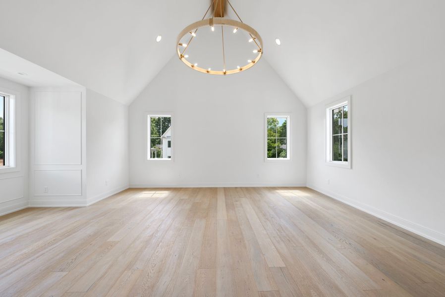 Representative unfurnished interior of a home built from the Abigail by Homes by Dickerson in The Founding at Blue Ridge, Raleigh (Image 20).