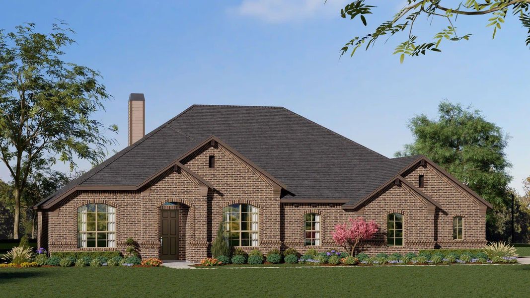 Elevation A | Concept 3141 at Hidden Creek Estates in Van Alstyne, TX by Landsea Homes