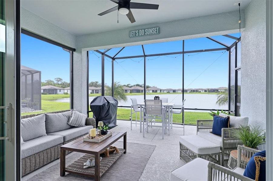 Exterior details and patio area of a home in , Parrish (Image 21).