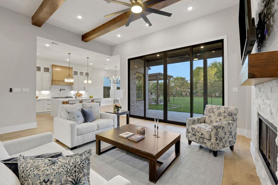 Furnished interior view inside a new home in , Montgomery (Image 17).