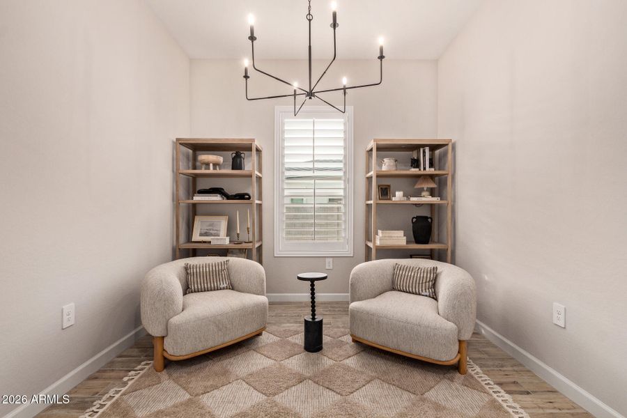 Versatile front den or sitting area