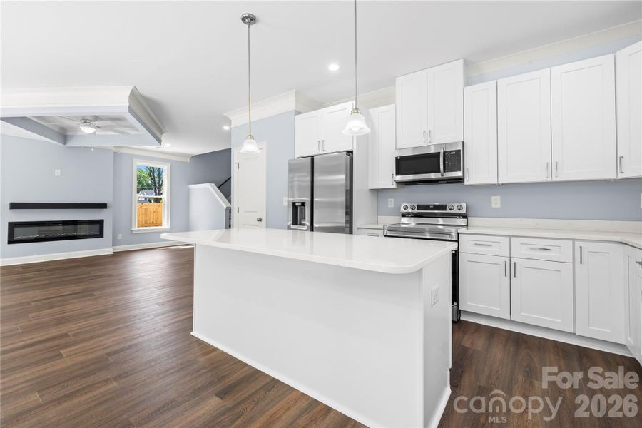 Furnished interior view inside a new home in , Charlotte (Image 12).