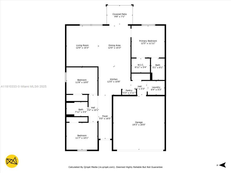 2D floor plan layout of this home in , Labelle, FL (Image 4).