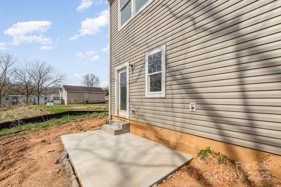 Exterior details and patio area of a home in , Statesville (Image 16).