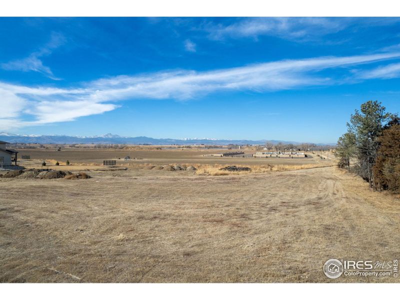 Views of Long's Peak from the Property Prior to Build