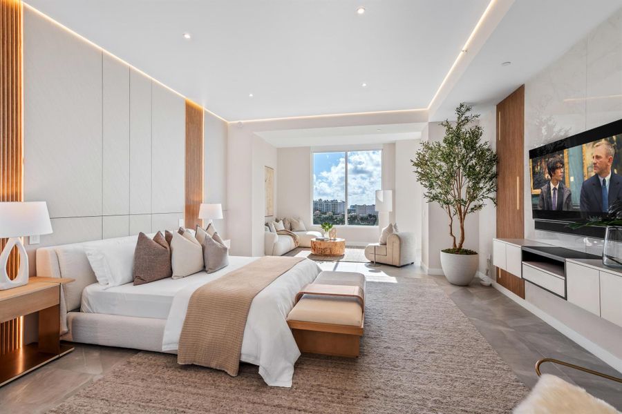 Furnished interior view inside a new home in , Boca Raton (Image 10).