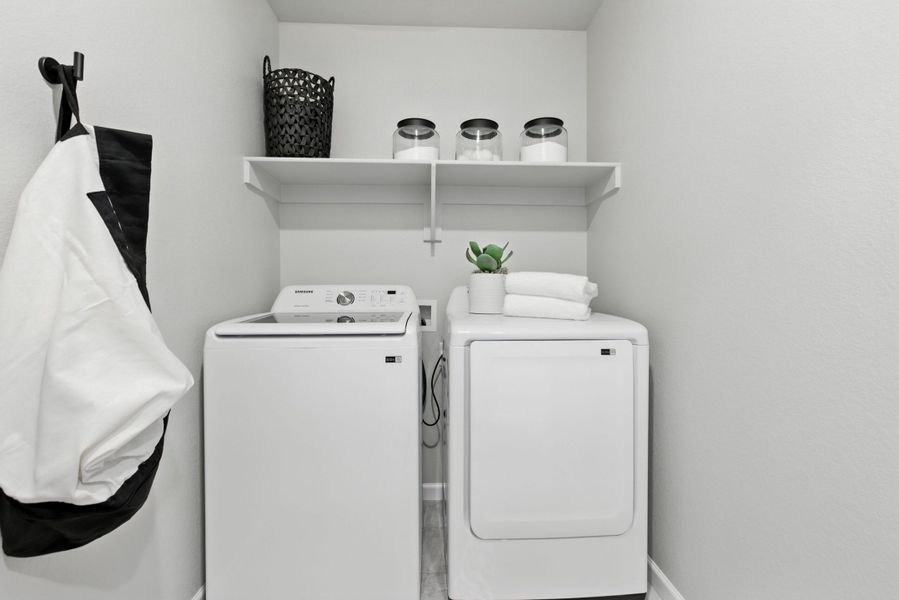 Representative furnished interior of a home built from the Denali by Landsea Homes in Pintail Commons at Johnstown Village, Johnstown (Image 41).