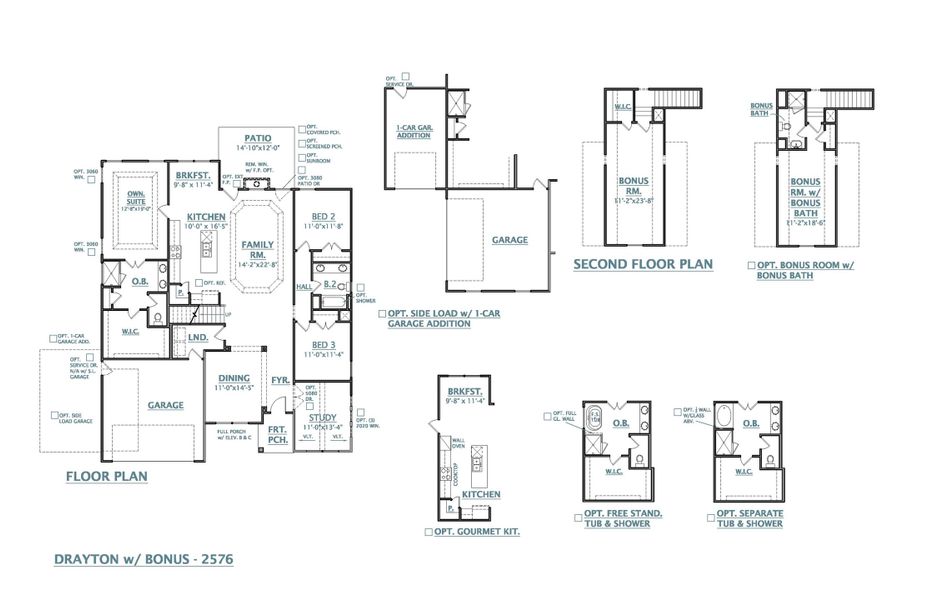 Drayon + Bonus Room New Home in Summerville, SC.  - Slide 4