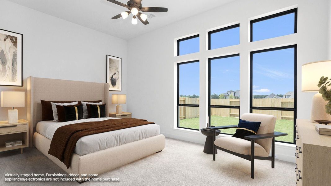 Furnished interior view inside a new home in Briarley, Montgomery (Image 11).