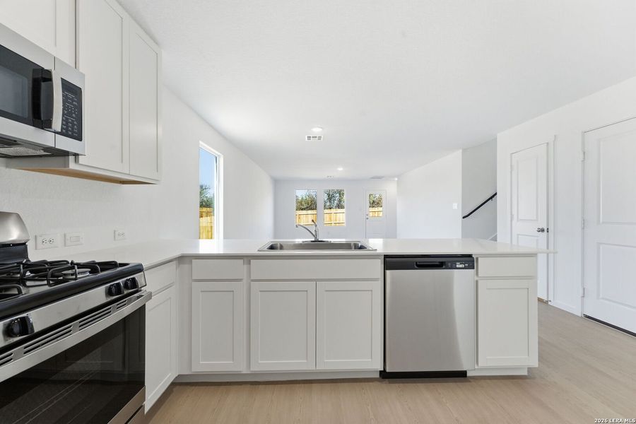 Furnished interior view inside a new home in , New Braunfels (Image 10). Furnished interior view inside a new home in , New Braunfels (Image 10).