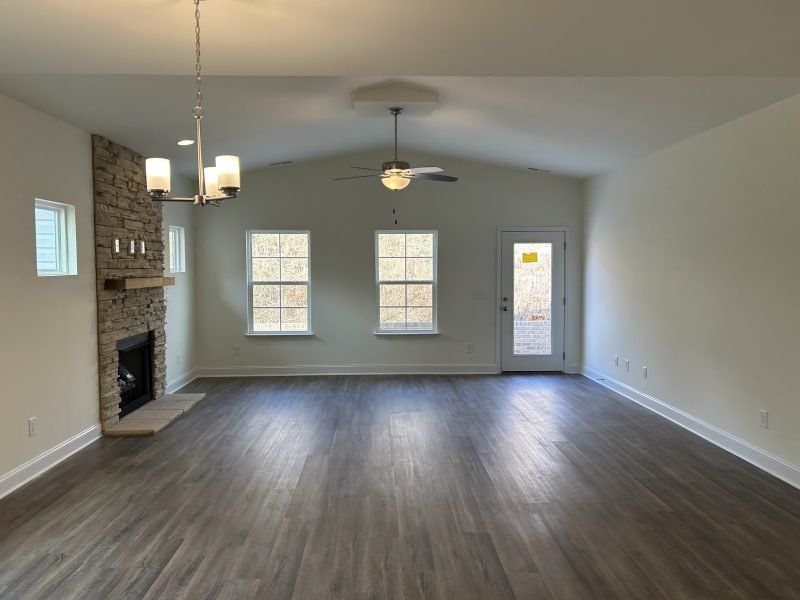 Spacious, unfurnished interior of a new home in Miller's Reserve, Winston-Salem (Image 24).