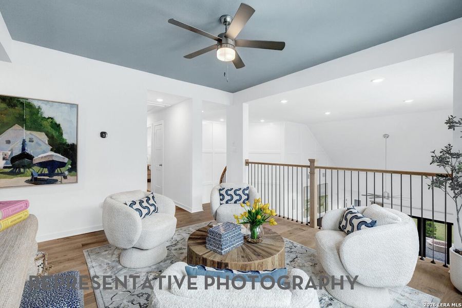 Furnished interior view inside a new home in Davis Ranch, San Antonio (Image 5).