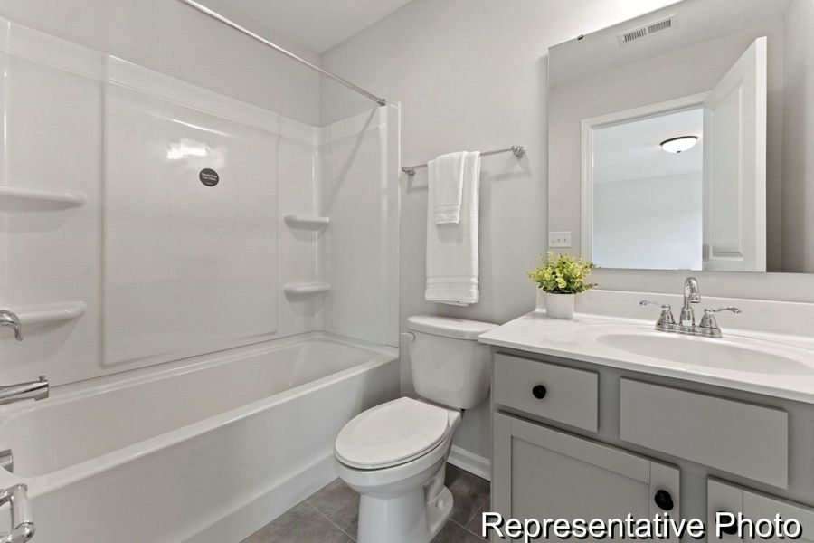 Furnished interior view inside a new home in Whispering Hills, Locust (Image 15).