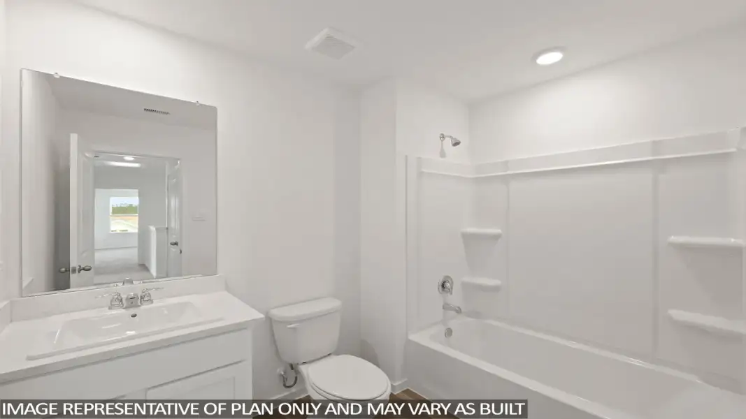 Furnished interior view inside a new home in Lexington Heights, Willis (Image 7).