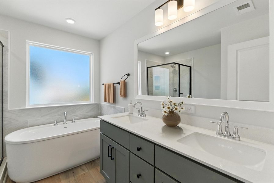 Representative furnished interior of a home built from the Dabney - Vanguard Collection by Mungo Homes in Pineland Preserve, Summerville (Image 9).