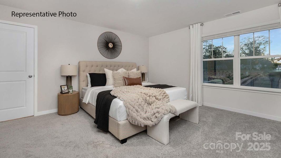 Furnished interior view inside a new home in Clark Creek Landing, Lincolnton (Image 16).