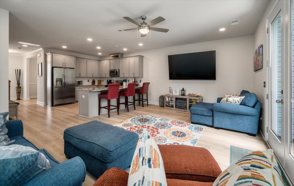 Furnished interior view inside a new home in , Summerville (Image 13).