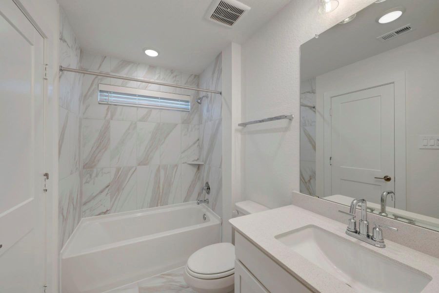 Furnished interior view inside a new home in Sorella, Tomball (Image 13).