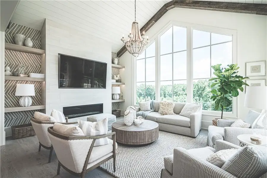 Furnished interior view inside a new home in , Alpharetta (Image 5). Furnished interior view inside a new home in , Alpharetta (Image 5).