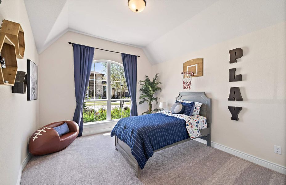 Representative furnished interior of a home built from the 3546 by Ravenna Homes in Artavia 70′, Conroe (Image 18).