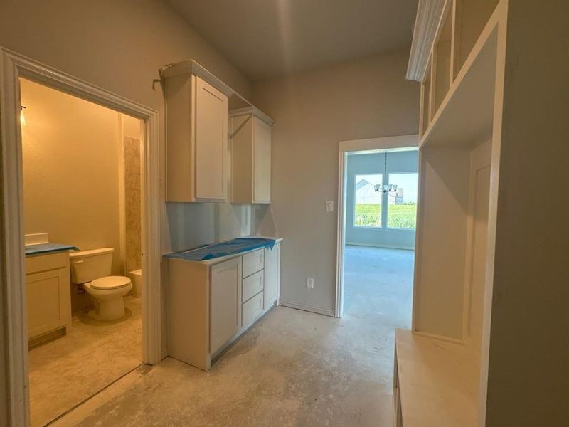 In-progress construction of a new home in Terra Escalante, Blue Ridge, TX (Image 10).