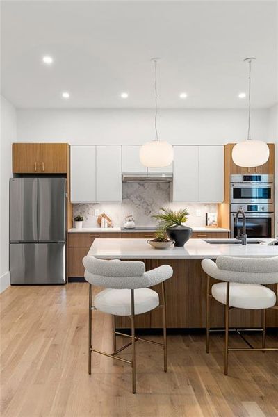 Furnished interior view inside a new home in , Atlanta (Image 37).
