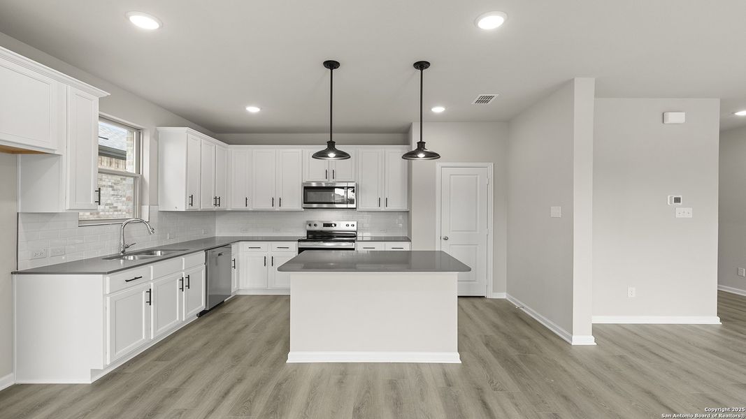 Furnished interior view inside a new home in Fairway Crossing 40s, San Antonio (Image 7).