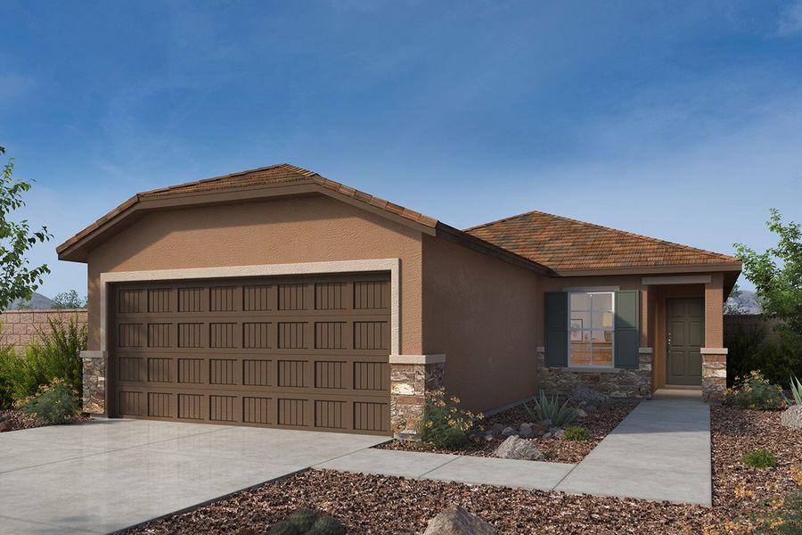 Exterior C with optional stone