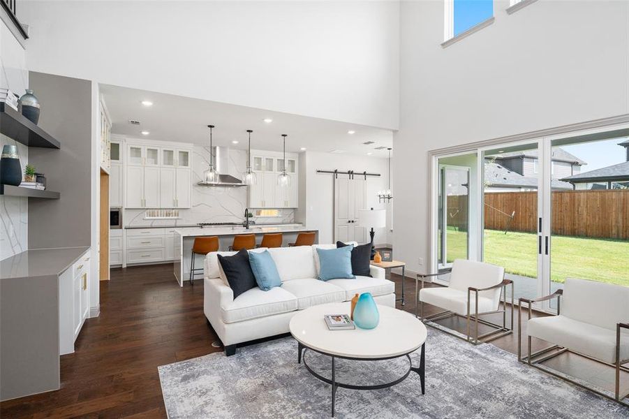 Furnished interior view inside a new home in , Frisco (Image 33).