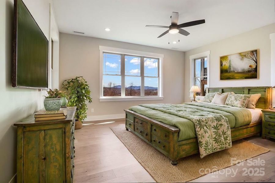 Primary Bedroom (virtually staged)