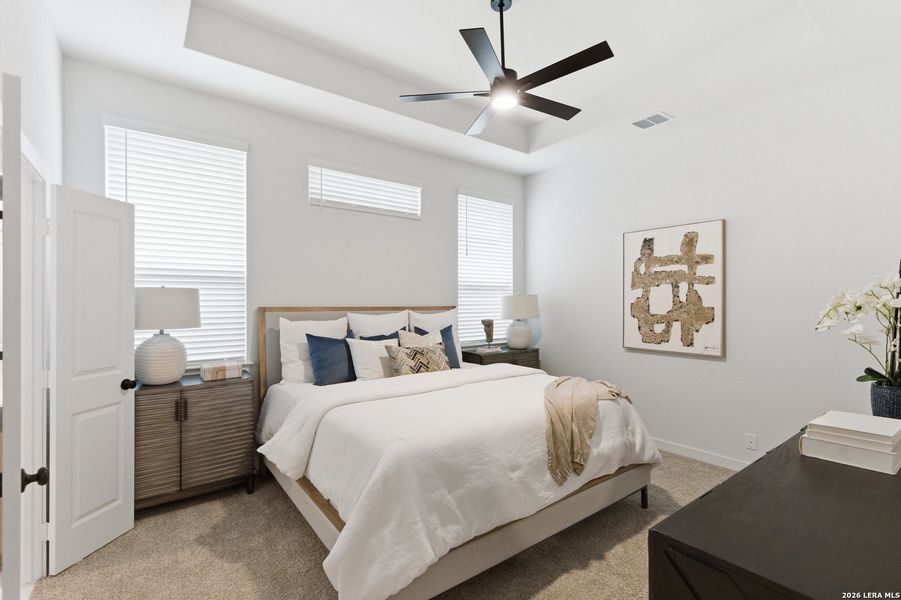 Furnished interior view inside a new home in The Crossvine, Schertz (Image 16). Furnished interior view inside a new home in The Crossvine, Schertz (Image 16).