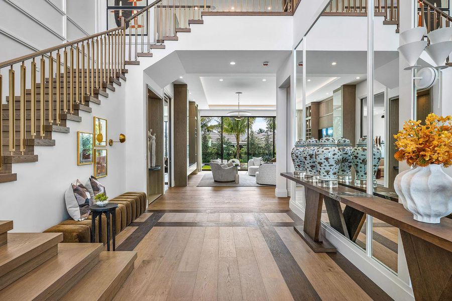 Furnished interior view inside a new home in , Boca Raton (Image 50).