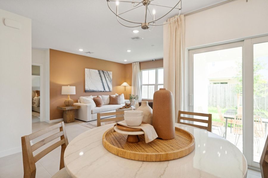 Dining Area and Great Room Dining Area and Great Room