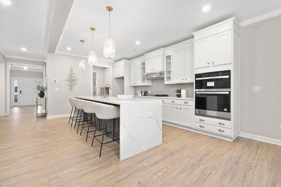 Representative furnished interior of a home built from the Kensington by True Homes in Wheatfield Estates, Statesville (Image 6).